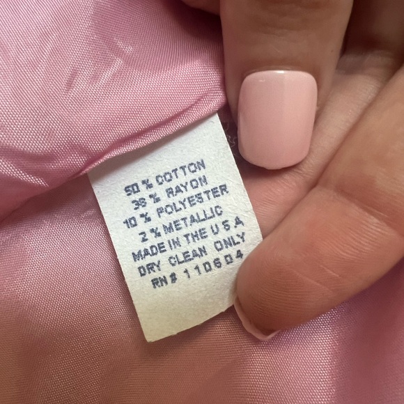 Neiman Marcus Tweed pink blazer - Picture 9 of 11